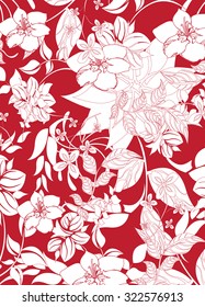 Fondo floral sin soldadura - Ilustración
Flor, Flor simple, fondos, motivos florales, papel tapiz
