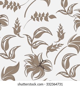  seamless flower background - Illustration Flower, Single Flower, Backgrounds, Floral Pattern, Wallpaper 