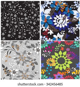  seamless flower background - Illustration Flower, Single Flower, Backgrounds, Floral Pattern, Wallpaper 