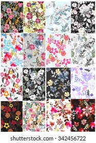  seamless flower background - Illustration Flower, Single Flower, Backgrounds, Floral Pattern, Wallpaper 