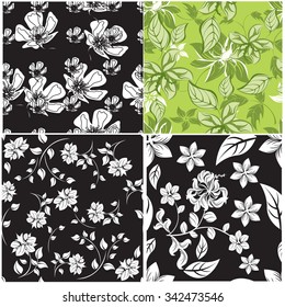  seamless flower background - Illustration Flower, Single Flower, Backgrounds, Floral Pattern, Wallpaper 