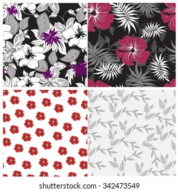  seamless flower background - Illustration Flower, Single Flower, Backgrounds, Floral Pattern, Wallpaper 
