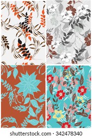  seamless flower background - Illustration Flower, Single Flower, Backgrounds, Floral Pattern, Wallpaper 
