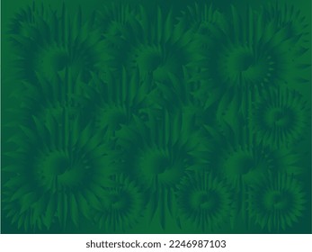 Seamless flower background pattern in vector. vector illustration. colorful background.