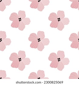 Seamless Flower backgrounds. Hand drawn various shapes and Flower objects. Can be used for printing needs and other digital needs. Contemporary modern trendy vector illustrations. 