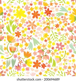 seamless flower bed