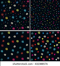 Seamless Flower Daisy Pattern