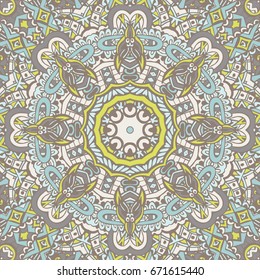 seamless flower doodle graphic pattern paisley Geometric print