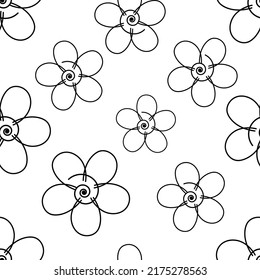 Seamless flower fabric design like ornament vector. Suit for package design, wallpaper, fashion print.