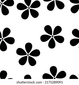 Seamless flower fabric design like ornament vector. Suit for package design, wallpaper, fashion print.