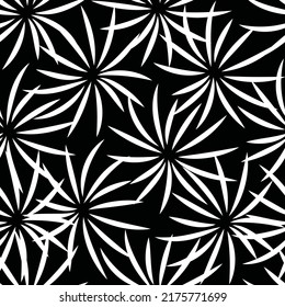 Seamless flower fabric design like ornament vector. Suit for package design, wallpaper, fashion print.