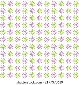 Seamless flower fabric design like ornament vector. Suit for package design, wallpaper, fashion print.