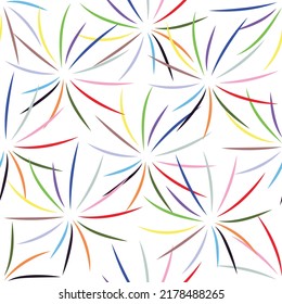 Seamless flower fabric design like ornament vector. Suit for package design, wallpaper, fashion print.