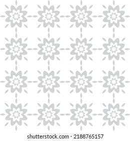 Seamless flower fabric design like ornament vector. Suit for package design, wallpaper, fashion print.