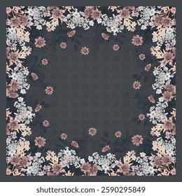 seamless flower fattern for textile