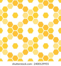 nahtlose, sechseckige Blumenmuster, Bienenwabenform, geometrisches Modedesign, Muster für Tapeten, Umhüllung, Gewebe, Bekleidung, Herstellung, Druck, Vektorgrafik