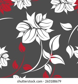 Seamless Flower illustration  Floral Pattern Texture Art