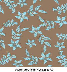 Seamless Flower illustration  Floral Pattern Texture Art