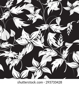 Seamless  flower illustration  floral pattern texture art