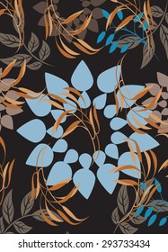 Seamless  flower illustration  floral pattern texture art