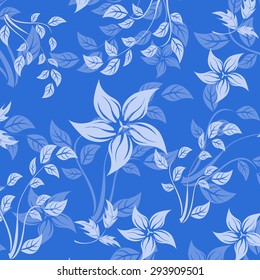 Seamless  flower illustration  floral pattern texture art