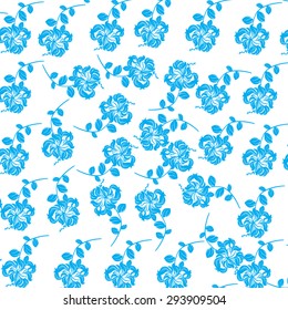 Seamless  flower illustration  floral pattern texture art