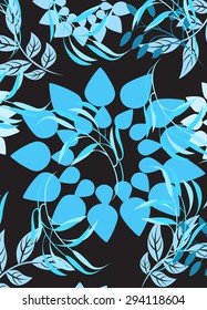 Seamless  flower illustration  floral pattern texture art