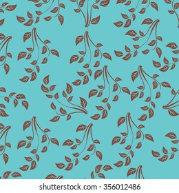 Seamless  flower illustration  floral pattern texture art