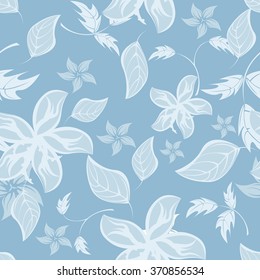 Seamless  flower illustration  floral pattern texture art