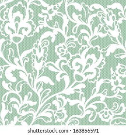 Seamless flower lace pattern