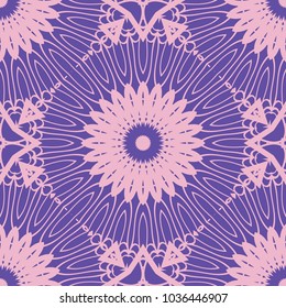 seamless flower lace pattern. abstract vector illustration. for design invitation, background, wallpaper