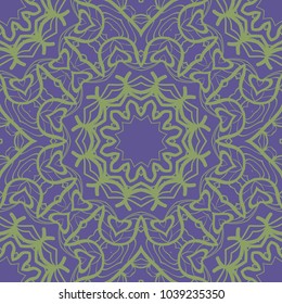 seamless flower lace pattern. abstract vector illustration. for design invitation, background, wallpaper