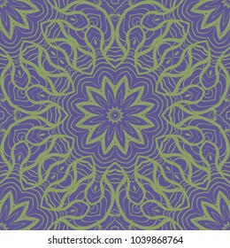 seamless flower lace pattern. abstract vector illustration. for design invitation, background, wallpaper