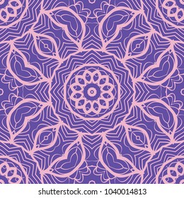 seamless flower lace pattern. abstract vector illustration. for design invitation, background, wallpaper