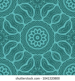 seamless flower lace pattern. abstract vector illustration. for design invitation, background, wallpaper