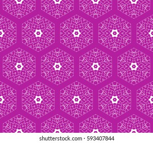 seamless flower lace pattern. abstract vector illustration. for design invitation, background, wallpaper