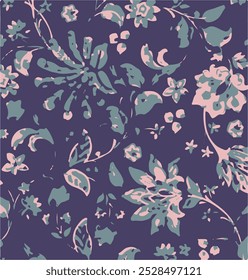 Seamless Flower on Ivory, White, Yellow Geometric ethnic oriental pattern traditional Design for background, carpet, wallpaper, clothing, wrapping, Batik, fabric, illustration embroidery style