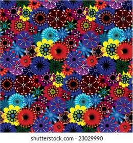 Seamless flower pattern