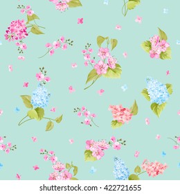 Seamless flower pattern.