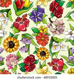 seamless flower pattern