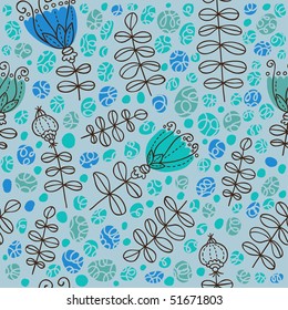 seamless flower pattern 7