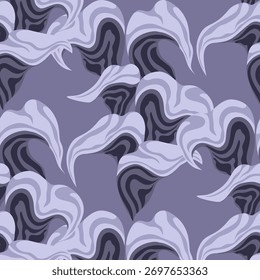 Padrão de flor sem costura. Padrão abstrato. Padrão de impressão de têxteis