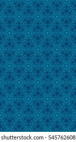 seamless flower pattern. abstract vector illustration. blue color. for design invitation, background, wallpaper