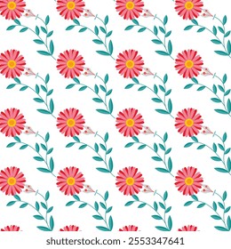 seamless flower pattern, pattern, background, flower, flower background