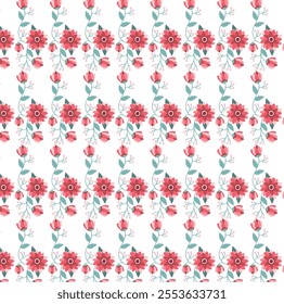 seamless flower pattern, pattern, background, flower, flower background