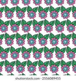 seamless flower pattern, pattern, background, flower, flower background