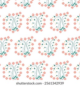 seamless flower pattern, pattern, background, flower, flower background