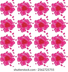 seamless flower pattern, pattern, background, flower, flower background