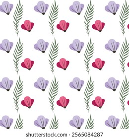 seamless flower pattern, pattern, background, flower, flower background