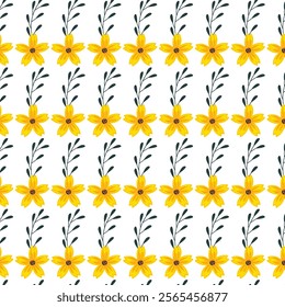 seamless flower pattern, pattern, background, flower, flower background